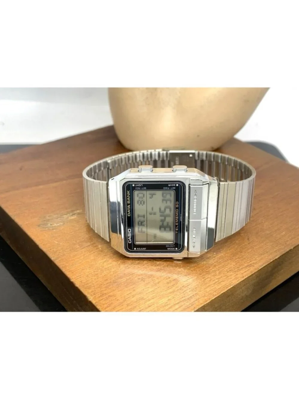 Casio Men's Watch DB-500 Databank Vintage 1985 Digital Quartz 262 With Box 32mm